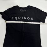 Equinox Black Women’s Shirt Fitted Graphic Tee Medium Fitness Life Gym Clubcore Photo 2