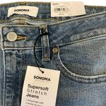 Sonoma Ankle Skinny Jeans Mid Rise Womens Size 10 New With Tags Distressed Plaid Photo 5