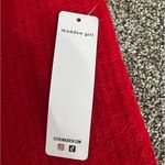 Madden Girl NWT Cut Out Rhinestone long sleeve Sweater M Junior’s Photo 2