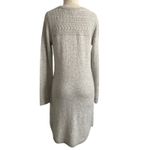 FatFace Cable Knit Sweater Dress Gray Wool Blend Cozy Lodge Size 6 Photo 6