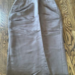 J Crew Brown 100% Silk Pencil Skirt Lined Preppy Glam Party Office Academia 10 Photo 0