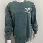 Spence Hit the Court Pickleball Tennis Racquetball sweatshirt small Green Photo 0