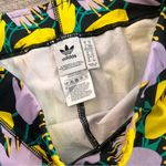 Adidas ORIGINALS CYCLING SHORTS FLORAL MULTI RETRO yellow/purple MEDIUM … Photo 1