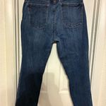 Loft Classic Curvy Straight Ann Taylor  Blue Denim Cuffed Jeans 16 Photo 1