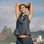 ZARA  Tailored Waistcoat Vest Top Blue 100% Medium Womens Photo 1