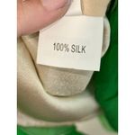 NWT Mandalay Dark Lime Green Silk Beaded Sequin Mini Evening Dress Women Size 14 Photo 10