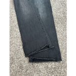 American Eagle  super stretch super hi-rise crop flare black denim jeans size 0 Photo 9