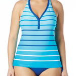 Beach House Womens Stripe Tankini Top Ruched Shorts 2 Photo 0