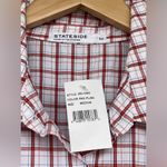 Stateside  BUTTON DOWN PLAID DRESS  size medium Photo 3
