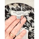 Equipment NWT  Samine Houndstooth Silk Ruffled Blouse Multicolor Women's Size XS Photo 5