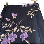 Dress Barn Vintage Y2K  Floral Midi Skirt Women's Size 8 Fairy Dark Romantic 90s Photo 2