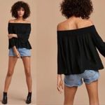 Aritzia Talula Marcilly Off The Shoulder Blouse Small HEP2-2361-17 Photo 1
