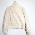 ZARA  trf teddy faux sherpa bomber zipper jacket size medium Photo 7