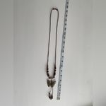 Retro Hollow Copper Butterfly Pendant With Ceramic Beads Necklace Ethnic‎ Style Photo 13