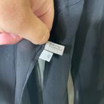 Bottega Veneta  black 100% silk sheer button front blouse sz 42 US 6 Photo 5