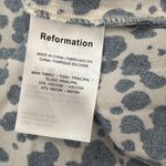 Reformation Rainey Blue & Ivory Bea Skirt Photo 3