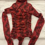 Free People Red Bodysuit Intimately XS Photo 0