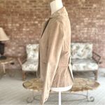 Mossimo Tan Genuine 100 % Suede Leather Blazer M Size M Photo 5