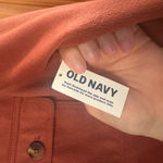 Old Navy Size Small Rust Red Shacket Jacket New With Tags Photo 3