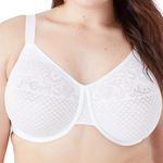 Wacoal NEW Women's Visual Effects Minimizer Bra White 38H Lace Full Coverage Photo 5