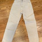 H&M Beige High Waisted Straight Jeans Photo 0