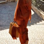 Monday Swimwear TAHITI PANT NWT size Small Orange Photo 6