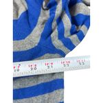 JCP Cashmere Blend Cardigan 1X Blue Gray Stripe Long Sleeve Button Front NWT Photo 10