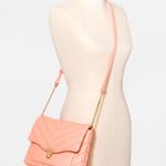 A New Day NWT Coral Quilted Crossbody Bag Photo 5