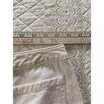 Eddie Bauer  Denim Skirt Off White Button Fly Knee Length Skirt Size 6 Photo 10