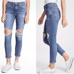AGOLDE Sophie High Rise Skinny Crop Distressed Jeans Size 29 Photo 1