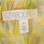 Abound NWT  Yellow Floral Skirt in Pink Multi Tarry Floral - Size: 2X Photo 2