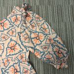 Anthropologie Atelier 1756 x  Pastel Pink Nadia Ruffle Floral One-Sleeve Romper Photo 5