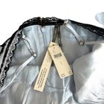 Anthropologie Slip Dress V Neck Lace Trim Babydoll Size 2 Pastel Blue Coquette Photo 4