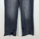 Risen NEW  Dark Grey High Rise Crop Straight Jeans Photo 5