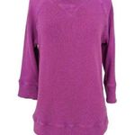 J.Crew 3/4 Sleeve Crewneck Cotton Sweatshirt Size Small Photo 0