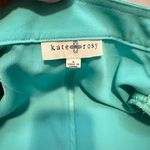 Kate Rosy Women's Small Blue‎ Teal Double Button Blazer Long Sleeve Jacket Blue Photo 3