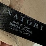 A3 Natori T Shirt Floral print Bra Tan size 34B 17110 Photo 3