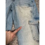 American Eagle NWT Aéropostale Mid Rise Flare Utility Y2K Crago Jeans Light Wash Women’s 00S Photo 6