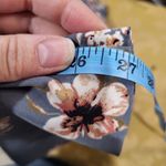 Gray Floral Women's Dress Pants Sz S Pink Photo 2