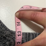 Mudd 90s Y2K ‎ Short Sleeve Sweater Dress With Cowl Neck Mini Gray Size Small Photo 6