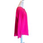 Torrid  Cozy Fleece Henley Sweatshirt Womens Size 1X Bright Pink Photo 6