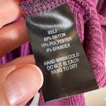 Lulus Purple Waffle Knit Sweater Dress Womens S Mini Skater Fall Cozy Casual Photo 5