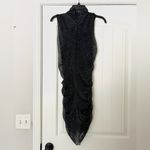 All Saints Tia Metallic Ruched Mini Dress Photo 5