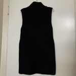 Aritzia Wilfred Wool Longline Sleeveless Turtleneck Black Sweater tunic XXS Photo 6
