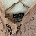 J for Justify  Floral Lace Blouse in Soft Brown size Medium tank top juniors Photo 2