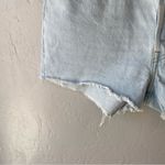 Levi's 501 Original Fit High Rise Cutoff Raw Hem Light Wash Shorts in Ojai Lake Photo 9