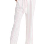 Madewell Pink Stripe Paper Bag Pants Photo 3