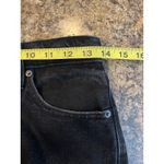 Abercrombie & Fitch  Size 25 The Mom High Rise Curve Love Black Distressed Jeans Photo 7
