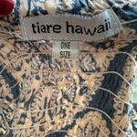 Tiare Hawaii Blue Floral Smocked Maxi Dress One Size NWOT Photo 4