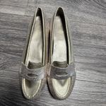 Cole Haan  Women's Gold Glitter Loafers Flats Shoes Size 7B Photo 3